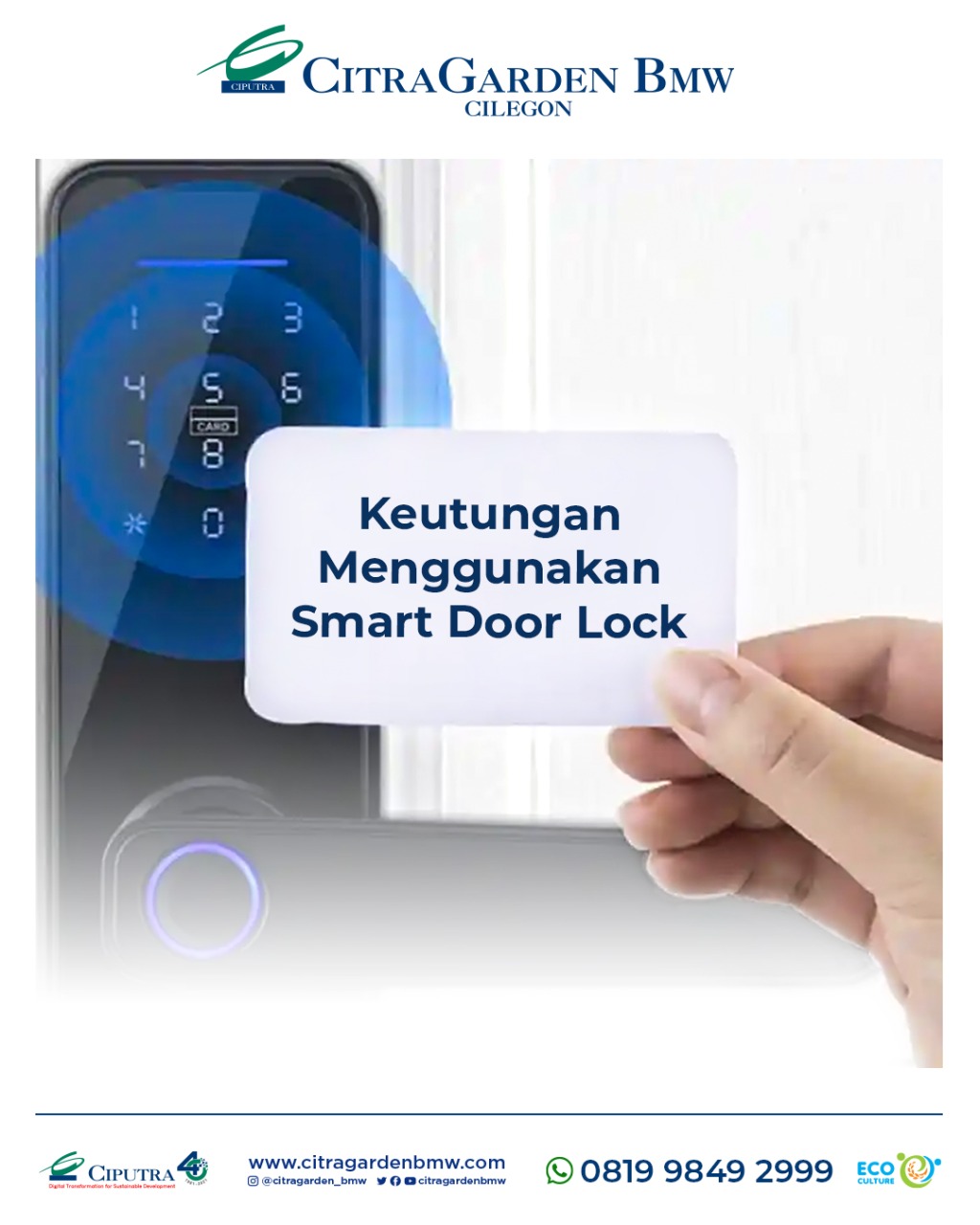 Smart Door Lock untuk Pintu Rumah Serta Keunggulannya
